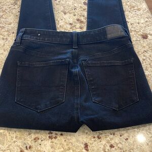 AMERICAN EAGLE lot of 2 pair of black denim hi rise jegging Dream Jean size 4